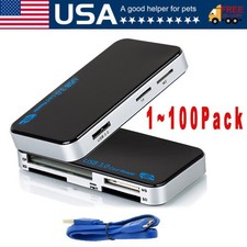 USB 3.0 Memory Card Reader Adapter 5GBPS Fit CF/TF/SD/Micro SD/XD/M2/MS Card Lot Card Readers price