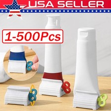 Toothpaste Squeezer Bathroom Tube Easy Stand Dispenser Rolling Holder Seat Lot Toothpaste Holder price