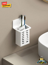 1pc Wall-Mounted Toothbrush Toothpaste Holder with Razor Comb Hooks for Bathroom Toothpaste Holder price