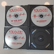 Vintage Health Advantage CD-ROM Lot 6 Discs Medical Wellness Software... Health & Fitness Software price