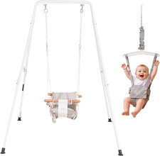 Toddler Swing and Jumper, 2 in 1 Swing Set and Bouncer, Soft Cushion with Foldab Baby Bouncer Lumbar Support price
