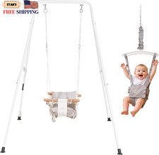 Toddler Swing and Jumper 2 in 1 Swing Set and Bouncer, Soft Cushion with Foldab Baby Bouncer Lumbar Support price