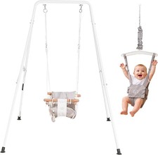 Toddler Swing and Jumper, 2 in 1 Swing Set and Bouncer, Soft Cushion with Foldab Baby Bouncer Lumbar Support price