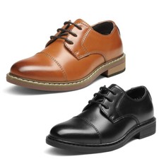 Boys Youth Oxford Shoes Cap toe Classic Dress Shoes Wedding Shoes Boys' Classic Shoes price