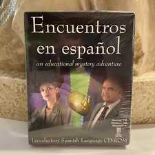 Encuentros en Español: An Educational Mystery Adventure (Windows & Mac) - Sealed Foreign Language Education Software price
