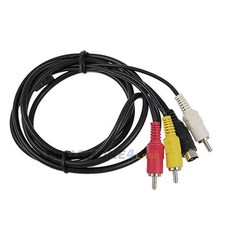 5FT S-Video  4 Pin to 3 RCA Male AV Composite Cable - NEW Composite Cable price