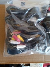Pack of 10 AV Male to Male 3 RCA Audio Video Composite Cable Black (6 feet) Composite Cable price
