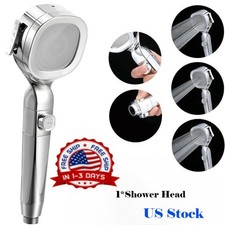 RV Hand Held Shower Head On Off Switch Chrome 4 Spray Water Pressure Hose Camper Shower Hose price