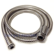 Bathroom Flexible Shower Handheld Water Hose Chrome Finish 48" Long Silver BU783 Shower Hose price