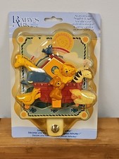 Baby’s Ark Noah Automatic Night Light Childrens Room Decor Vintage Baby Room Night Light price