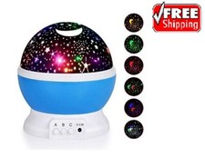Night Light for Kids Baby Room Bedroom Sky Star Moon LED Projector Lamp Decor Baby Room Night Light price