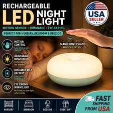 Rechargeable Night Light Dimmable LED Nursery Baby Room Motion Control Lamp Baby Room Night Light price