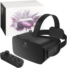 DESTEK V5 VR Headset for Phone with Controller, Anti-Blue light 110° FOV - Black VR Headset price