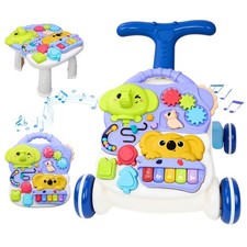 3-in-1 Baby Walker with Piano Sit-to-Stand Toddler Push Toy for Walking Baby Walker price