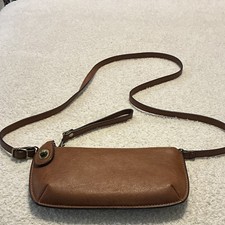 Brown Leather Crossbody Bag Small Purse Pocketbook Lightweight Shoulder Bag Women's Messenger Bag price