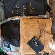 Elle Jae Tan Vegan Leather Crossbody Bag with Matching Pouch Women's Messenger Bag price
