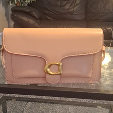 Women’s Pink Solid Rectangle Flap Shoulder/Crossbody Bag Magnetic Gold Logo Women's Messenger Bag price