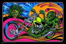 Gettin Stoned  by Dirty Donny Non-Flocked Blacklight Poster - 36" x 24" Poster price