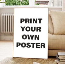 Custom Poster, Personalized Poster Poster price