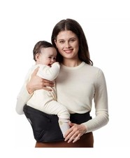 Momcozy Hip Seat Baby Carrier - Adjustable Waistband 3D Belly Protector Black Baby Waist Protector price