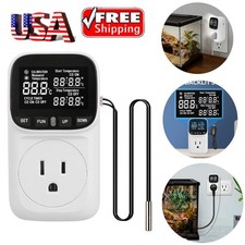 Digital Thermostat Outlet Plug Temperature Controller Heating Cooling with Probe Thermostat price