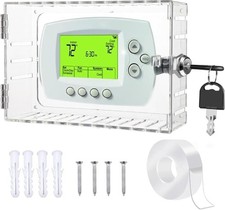 Universal Thermostat Lock Box with Key Clear Large Thermostat Cover Guard Wall Thermostat price