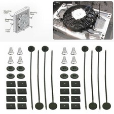 ZIP TIES STRAPS ELECTRIC RADIATOR FAN TIE 2 PACK STRAP MOUNTING KIT TABS SPRINGS Fan Tie price