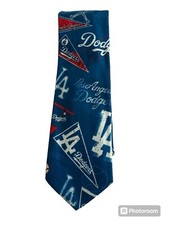 Tie Cravate Cotton Unisex LA Dodgers Hand Made NWT Fan Gift Idea Fan Tie price