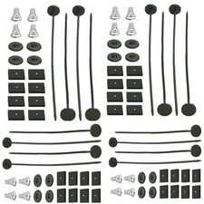4 SET Electric Radiator Fan Tie Strap Mounting Zip Ties Straps Tabs Spring US Fan Tie price