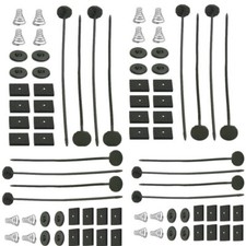 4 PACK ELECTRIC RADIATOR FAN TIE STRAP MOUNTING KIT ZIP TIES STRAPS TABS SPRING Fan Tie price