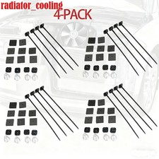 4 PACK ELECTRIC RADIATOR FAN TIE STRAP MOUNTING KIT ZIP TIES STRAPS TABS SPRING Fan Tie price
