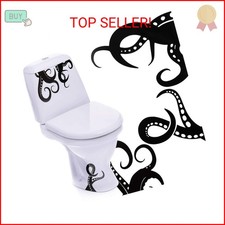 Outus 15 Pieces Kraken Octopus Toilet Tentacles Wall Decals Decor Sticker Octopu Toilet Sticker price