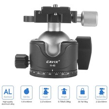 H-46 10KG Metal Tripod Ball Head 44lbs Load with Arca Swiss Quick Release Plate Tripod Heads price