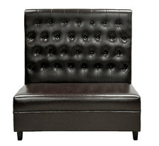 NEW 10 Pcs Button Style Commercial Restaurant Booth Seats Chairs Brown Booths Cafe & Canteen Chair price