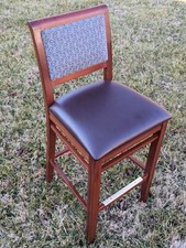GAR Products Commercial-grade (Restaurant) Bar-height Chair: Solid Cherry Wood Cafe & Canteen Chair price
