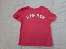 Old Navy Girls Size 5T Big Sis Pink Shirt Girls' Shirt price