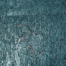 Real Natural cork dark green emerald blue copper metallic foil texture Wallpaper Wallpaper price
