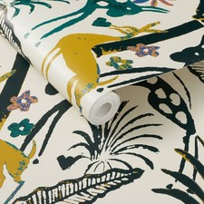 Fiesta Animals Peel and Stick Wallpaper Cream - Opalhouse designed with Jungalow Wallpaper price