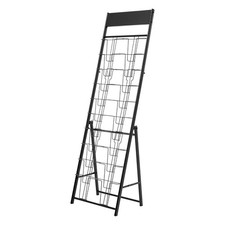 Uimoso 20-Pocket Magazine and Brochure Display Rack for Literature Organization Office Magazine Rack price