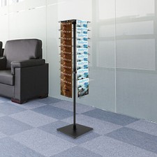 Magazine News Rack Office Display Rack Organizer Stand Metal Rotated 360 Degrees Office Magazine Rack price