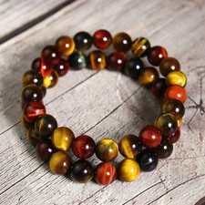 Natural Crystal Gemstone Tiger Eye 8mm Beads Healing Women Men Bracelet Gift Natural Stone Bracelets price