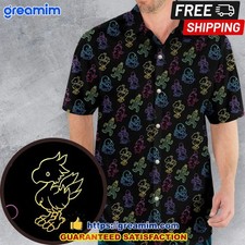 From Chocobos To Cactuars Final Fantasy Unisex Hawaiian Shirt Men's Fantasy Wear price