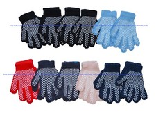 Kids Boys Girls Non-Slip Grip Grippers Crafts Party Garden Gloves, 12 Pairs Pack Kids' Gloves price