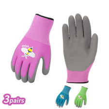 Vgo 3Pairs Age 3-9 Kids Latex Gardening Gloves,Work Gloves,Outdoor(KID-RB6013) Kids' Gloves price