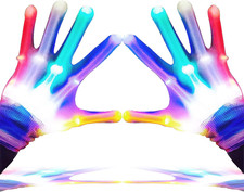 LED Gloves for Kids, Teens & Adults - Finger Light Gloves with 5 Colors/6 Modes Kids' Gloves price