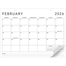 Aesthetic 2026 Desk Calendar - Runs From January 2026 Until July 2027 - Large... Calendar price
