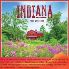 2027 Indiana Wall Calendar Calendar price