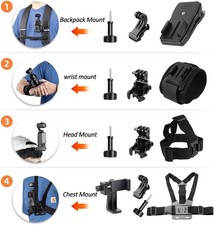 Action Camera Accessories Kit with Mounts Action Camera Accessories price