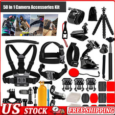 Action Camera Accessories Kit 50 in 1 Compatible with GoPro Hero/DJI Osmo Action Action Camera Accessories price