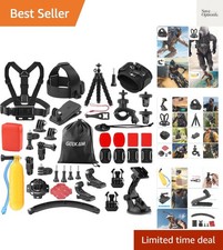 Action Camera Accessories Kit - Compatible for GoPro, AKASO, Campark, Crossto... Action Camera Accessories price